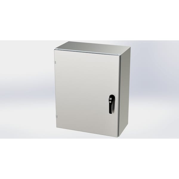 3 Point Latch with Padlock/Keylock Handle Electrical Enclosures, 30 in H, 12 in D, 24 in W